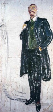 jens thiis 1909 Edvard Munch Peinture à l'huile